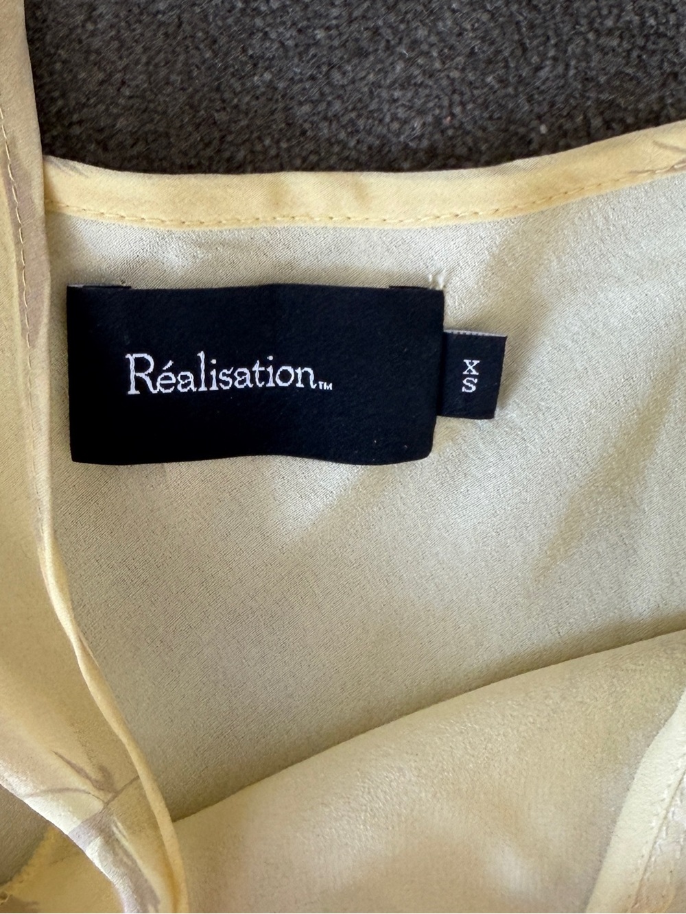 Realisation Par Pale Yellow Floral Slip Dress - Picture 5 of 6